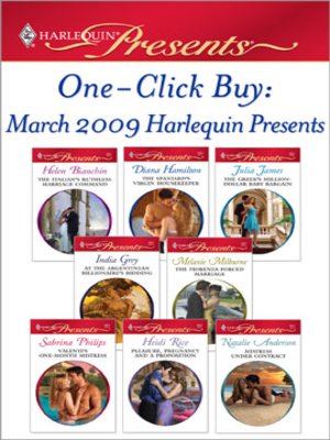 cover image of March 2009 Harlequin Presents